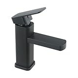 Wasserfall Badezimmer Wasserhahn Waschtischmischer mit Einhebelmischer Deckmontage Wasserhahn Chrom...