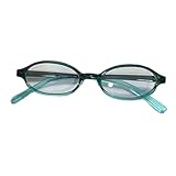 Oval Frame Lens Gläser Vintage Girls Bunte Farblinse Kleine Rahmen Gläser Teenager Karneval Für...