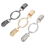 AKOOSY 3 Stück Pack Retro Cardigan Clipverschlüsse aus Zinklegierung Vintage Schalclips für Damen...