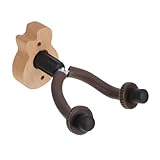 OFFSCH Gitarrenhalter Aus Holz Gitarrenhalter Für Die Wand Hängendes Gitarrenregal Wandhalterung...