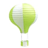 SEWACC 5 Stück Papierlaternen Falten Ballons Pastell Heissluftballon Luftballons Leuchtend...