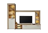 trendteam smart living - Anbauwand Wohnwand - Wohnzimmer - Logo - Aufbaumaß (BxHxT) 240 x 185 x 41...