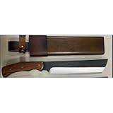 PURPLE DRAGON Messer Survival Machete Großes Full Tang Design mit Holzgriff und Eichenholz-Scheide...