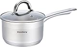 Kochtopf mit Deckel und Griff 0.5 Liter 12cm kb-7131 Edelstahl