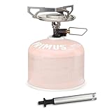 Primus Tragbarer Gaskocher Camping Zünder inklusive - Essential Trail Stove Piezo - Gasbrenner...