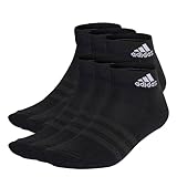 adidas, Cushioned Sportswear Ankle Socks 6 Pairs, Socken, Schwarz-Weiss, M, Unisex-Adult