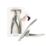 Doonails® Tip Cutter – Präziser Nagelschneider für Fake Tips | Edelstahl, matt-silbern | Für...