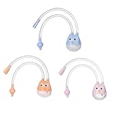 MUSISALY 3 Stück Teiliges Nasensauger aus Weichem Silikon Manuell Anti reflux Nasenreiniger für...
