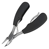 Acouto Spitzkopf-Nagelknipser aus Edelstahl, Nagelschere, Werkzeug für Eingewachsene Nägel,...