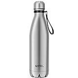 Amazon Brand - Umi Trinkflasche Edelstahl 750 ml, BPA-frei Wiederverwendbare Thermosflasche,...