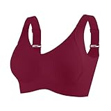 BH Damen Ohne Bügel 2Er/3Er Pack Seamless Bra Push Up-BH Starker Halt Nahtlose Bequem Klassische...