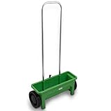 BITUXX Streuwagen Streugerät Universalstreuer Streusalz Salz Gras Rasen Dünger Saat Saatgut Garten...