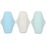 Homoyoyo 3 Stück Waschbare Damenbinden aus Pul und Netzgewebe Atmungsaktive Slipeinlagen mit...