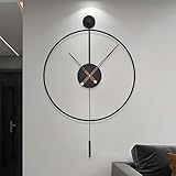 Große moderne Pendel-Wanduhr für Wohnzimmer Küche Büro Schlafzimmer – Minimalistische Design...