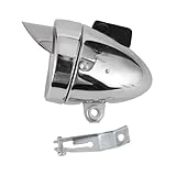 Remingtape Fahrradlicht: Retro-Frontnebellicht für Fahrräder, LED-Metallchrom-Fahrradlampe,...