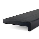 TJ Fensterbank Innen Kunststoff Graphit Optik / 10 x 100 cm Fensterbank inkl. Seitenabschluss/PVC...