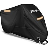 Favoto Motorrad Abdeckplane Outdoor Motorradabdeckung XXL 210T Oxford Stoff Abdeckhaube Indoor...