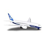 Majorette 212057980 Airplane, Flugzeug mit Original Lizenz, Emirates, Lufthansa, Airbus, Boeing,...