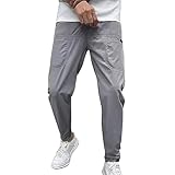 Kobilee Herren Freizeithose - Lang Sport Trainingshose mit Taschen Weites Bein Freizeithose 3XL...