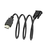 Duroecsain HD zu VGA Adapter Konverter - -HD-Zu-VGA-Konverterkabel - Störungsarme Computerzubehör...