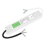 LED Trafo 24V 20W, LED Transformator 230V auf 24V, 0.83A LED-Treiber Netzteil, Ultra Dünn IP67...