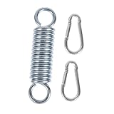 TOBBOMEY Edelstahl Porch Swing Schwingfeder mit Hoher Tragkraft Verdrehfreier Drehfunktion...