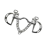 AOOOWER Pferdegebiss Aus Edelstahl Mit Weichen Silikonpolstern – Empfindlicher Maulkomfort Und...