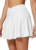 BALEAF Damen Plissee Tennisrock Crossover High Waisted Golf Athletic Active Running Skorts Röcke...