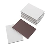 Mipcase 10 Stück Schleifschwämme Polierblock 70x100x5mm Braun Schleifwerkzeug für Holz und...