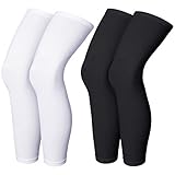 Skylety 2er-Packung Unisex Beinlinge Radsport Sport Radfahren Wadenwärmer Waden Kompression für...