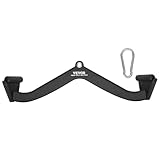 VEVOR Unisex – Erwachsene Pulldown-Anbaugeräte LAT-Zugstange für Kabelmaschinen, Schwarz,...
