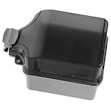 COHEALI Wetterfeste Außensteckdosen-abdeckbox Spritzwassergeschützte Steckdosenbox mit Großem...