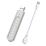 Elnwnnkc USB LED Licht Tragbar Buch Leselampe Für Computer Flexibel Biegsam Nacht Laptop...