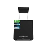 Cecotec Quadratische Insel-Dunstabzugshaube 44 cm Bolero Flux Cct 448000 Black A++. Schwarze Optik,...