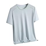 Sport Tshirts Herren Sommer T-Shirt Dünn Shirt Atmungsaktiv Sportshirt Herren Kurzarm Laufshirt...