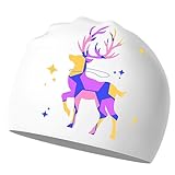 YUZHEDM Bademütze Damen, Swimming Cap, Schwimmhaube Damen, Schwimmkappe, Badekappe Lange Haare...