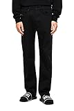 Diesel Mens D-MACS L.34 Pantaloni Jeans, 02 Black Denim, 32