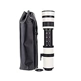 JINTU 420-800mm f/8.3 Telefoto Kamera Objektiv für Canon 4000D 80D 90D T3i T5 T5i T6i T6s T7 T7I...