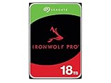 Seagate IronWolf Pro 18 TB, NAS interne Festplatte, 3.5 Zoll, 7200 U/Min, CMR, 256 MB Cache, SATA 6...