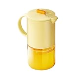 Krug aus Glas – Eisteekrug 1500 ml | wasserdichter Krug zur Aufbewahrung von heißen und kalten...