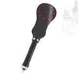 HTdangT Paddle Flogger Peitsche BDSM Fetisch Bondage Sinnliches Vergnügen Mit Leder SM Paddel...