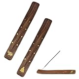 XURJUMI 2 Stück Räucherstäbchen Halter Holz, Räucherstäbchen Halter, Räucherstäbchenhalter,...