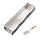 SELiLe Edelstahl Dessertform Backform Für Tiramisus Und Kuchen Professionelle Brotpfannen Mit...