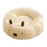 Hundebett – Wärmendes Haustier-Schlafnest, rutschfestes, rundes Katzenbett, Katzennest für...