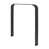 TRUTZHOLM Fahrradanlehnbügel 115 x 76 cm Flachstahl 12 mm pulverbeschichtet und rostfrei zum...