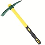 Vepoty Pick-Mattock-hacke Griff, Gartenarbeit, Mattock-hacke, Jäten, Spitzhacke, Pflanzen,...