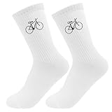 HUKUMA Rennrad Socken,35-46 Fahrradsocken Herren,Fahrrad Geschenk für Herren Damen,Rennrad...