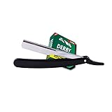 Shaving Razor Set, Rasiermesser-Set Bartschneider für Nassrsur, Straight Razor + 100 Derby Klingen