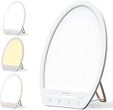 Comfytemp Tageslichtlampe UV-Frei Therapielicht, 10.000 Lux Sonnenlicht lampe, 3 Farbtemperaturen 4...