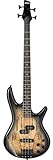Ibanez GIO Series GSR200SM-NGT - Electric Bass Guitar with Bass Boost - Spalted Maple - Natural Grey...